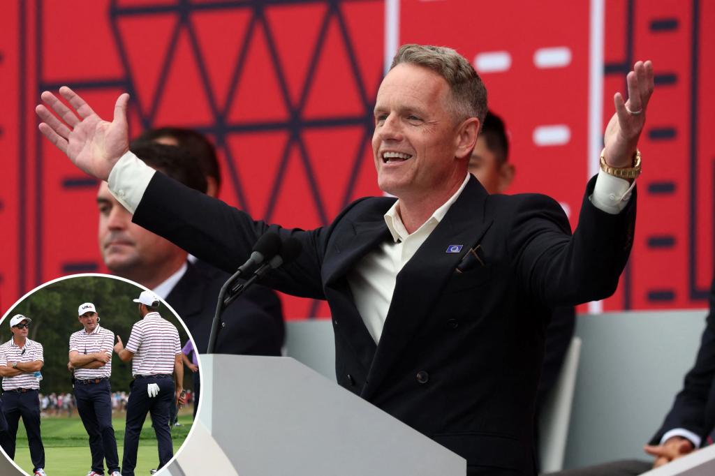 Euro captain Luke Donald is making it all about the money with...